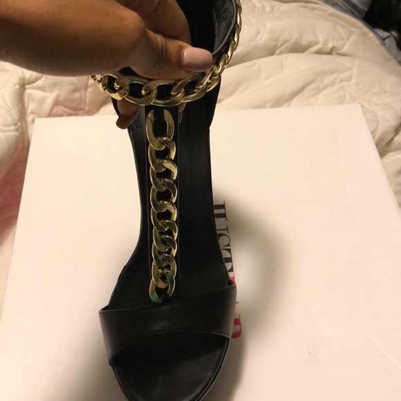 Just Fab Aynshy Black Wedge - Picture 3 of 4